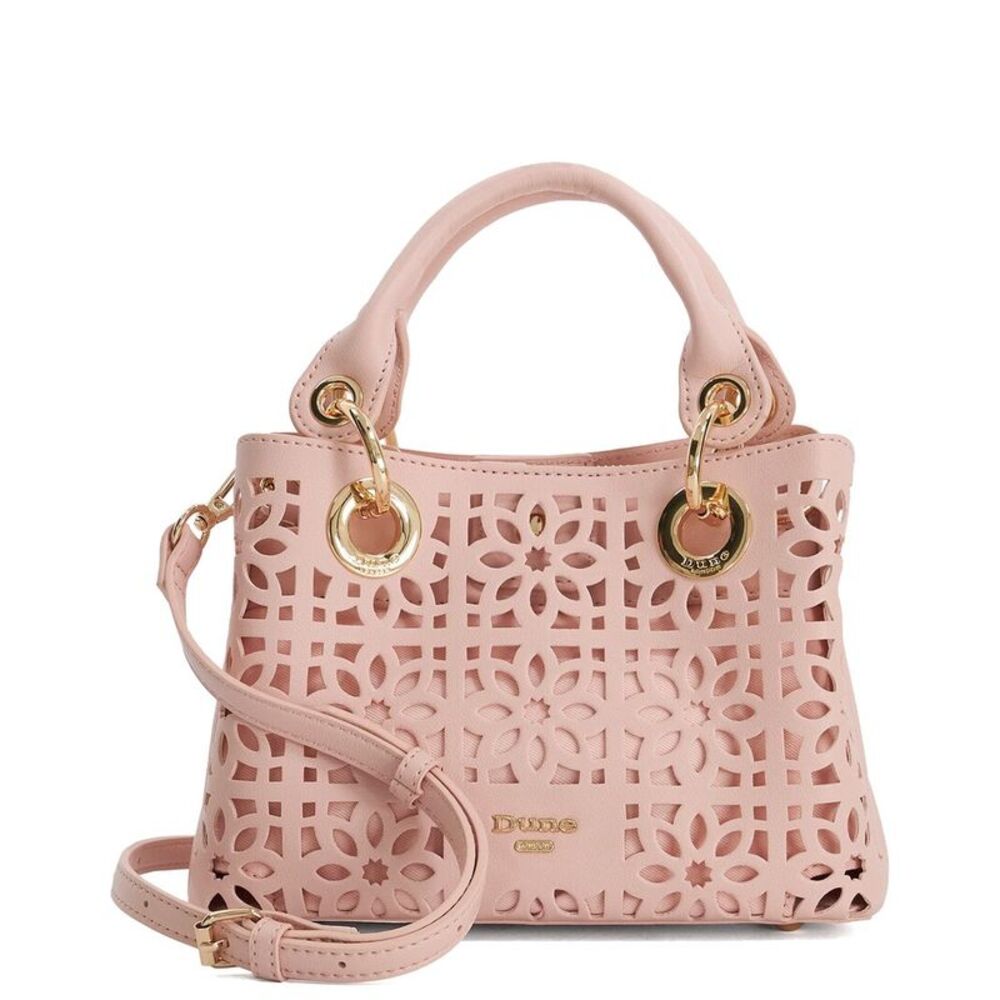 Dune London Diddydelaser Mini Laser Cut Tote, Pink